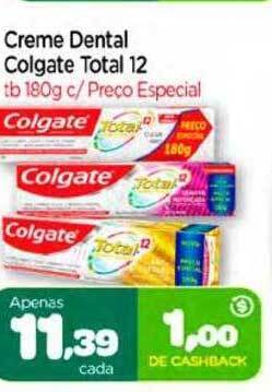 Nordestão Creme dental colgate total 12 oferta