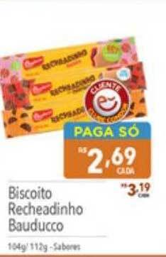 Supermercados Condor Biscoito recheadinho bauducco oferta