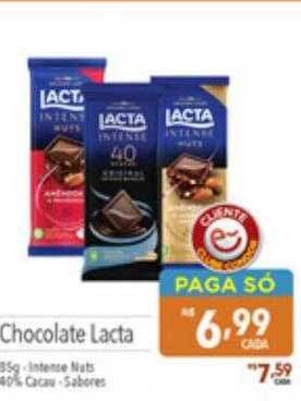 Supermercados Condor Chocolate lacta oferta