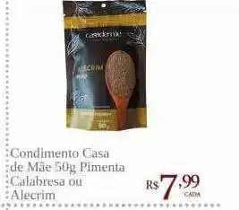 Royal Supermercados Condimento casa de mãe pimenta calabresa ou alecrim oferta