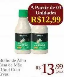 Royal Supermercados Molho de alho casa de mãe oferta