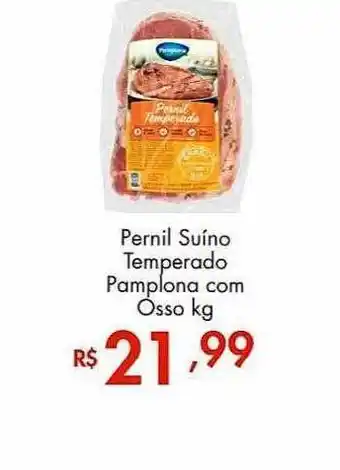 Supermercados Imperatriz Pernil suino temperado pamplona com osso kg oferta