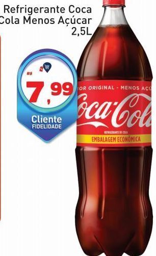 Tonin Superatacado Refrigerante coca-cola 2,5l oferta