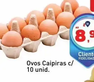 Tonin Superatacado Ovos caipiras c/10un oferta