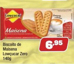 Costazul Supermercados Biscoito de maisena lowçucar zero 140g oferta