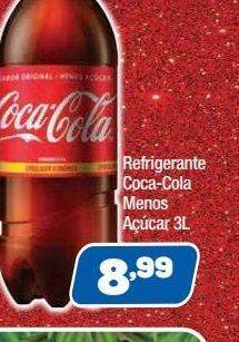 Costazul Supermercados Refrigerante coca-cola menos açúcar 3l oferta