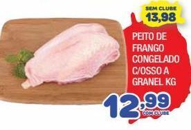 Costazul Supermercados Peito de frango congelado c/osso a granel kg oferta