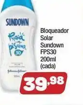 Bloqueador solar sundown