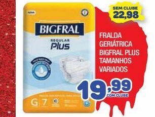 Costazul Supermercados Fralda geriatrica bigfral oferta