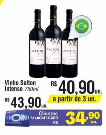 Fort Atacadista Vinho Salton Intenso 750ml oferta