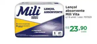 Lençol absorvente mili vita