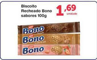Roldão Biscoito Recheado Bono Sabores 100g oferta