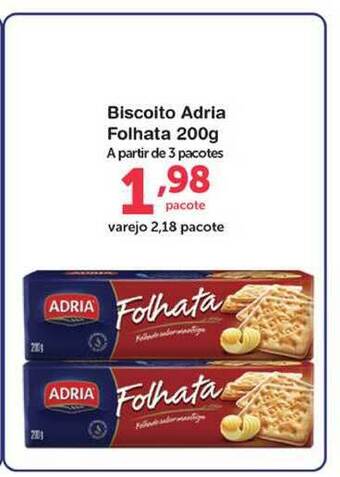 Biscoito Adria Folhata 200g