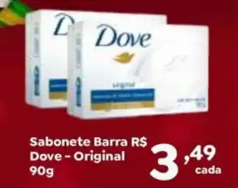 Sabonete Barra Dove Frag. 90g