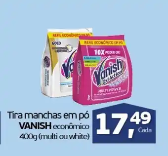 Cometa Supermercados Tira Manchas em po Vanish 400g oferta