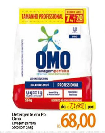 Atacadão Detergente em po Omo 5.6kg oferta