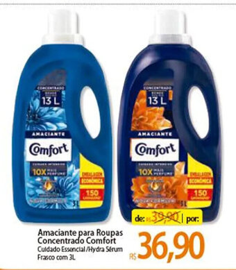 Amaciante para roupas Concentrado Comfort 3L