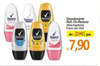 Atacadão Desodorante Roll On Rexona 50ml oferta