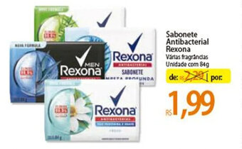 Atacadão Sabonete Antibacterial Rexona 84g oferta