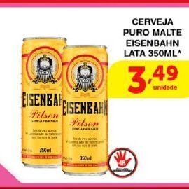 Roldão Cerveja puro malte eisenbahn 350ml oferta