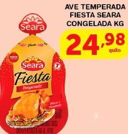 Roldão Ave temperada fiesta seara kg oferta