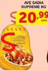 Roldão Aves sadia supreme kg oferta