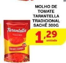 Roldão Molho de tomate tarantella 300g oferta