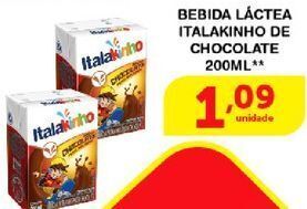Roldão Bebida láctea italakinho de chocolate 200ml oferta
