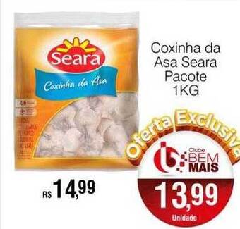 Supermercado Bem Barato Coxinha da asa seara oferta