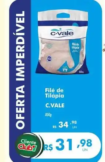 Irani Supermercados Filé de tilápia c. vale oferta