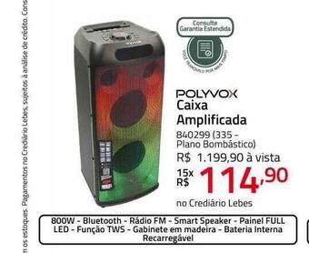 Polyvox caixa amplificada