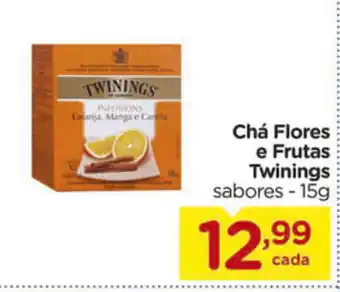 Cha Flores e Frutas Twinings 15g
