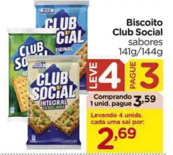 Carrefour Biscoito Club Social 141g, 144g oferta
