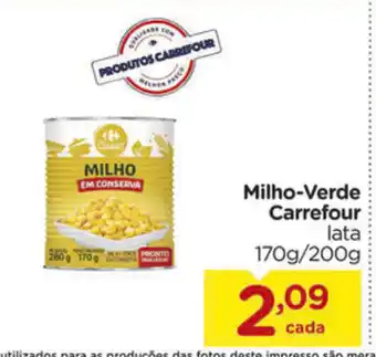 Carrefour Milho Verde Carrefour 170g/200g oferta