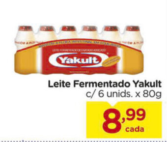 Carrefour Leite Fermentado Yakult c/6 unids. x 80g oferta