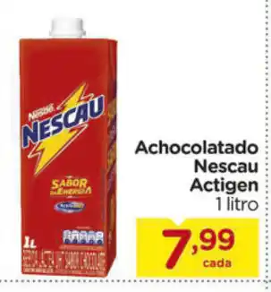 Carrefour Achocolatado Nescau Actigen 1L oferta