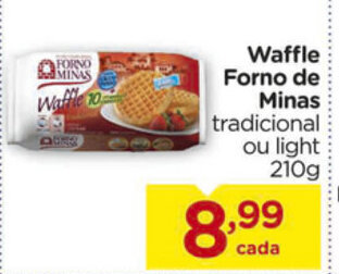 Carrefour Waffle Forno de Minas 210g oferta
