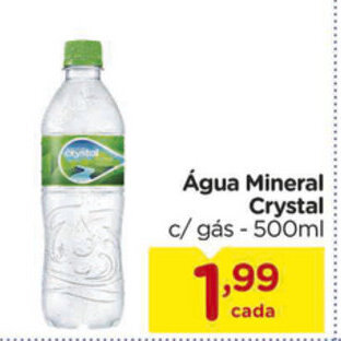 Carrefour Agua Mineral Crystal 500ml oferta