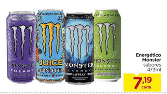 Carrefour Energetico Monster 473ml oferta