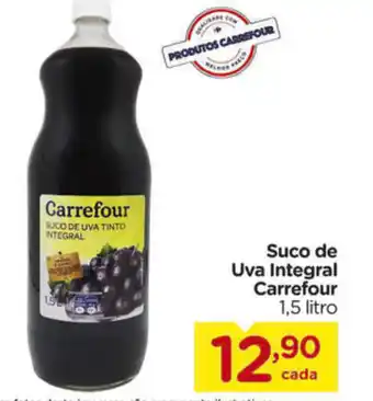 Carrefour Suco de Uva Integral Carrefou 1.5L oferta