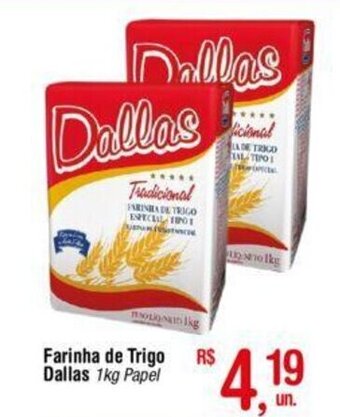 Fort Atacadista Farinha de trigo Dallas 1kg oferta