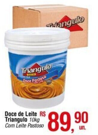 Fort Atacadista Doce de Leite Triangulo 10kg oferta