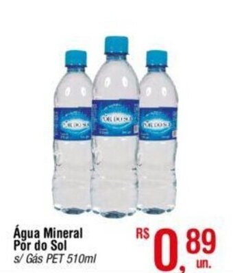 Fort Atacadista Agua Mineral Por do Sol 510ml c/ gas oferta