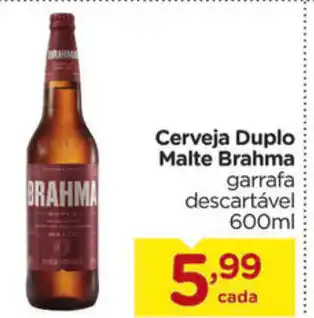 Carrefour Cerveja Duplo Malte Brahma 600ml oferta