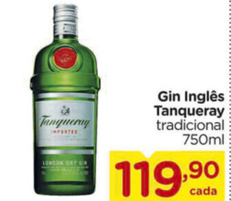 Carrefour Gin Ingles Tanqueray 750ml oferta