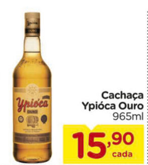 Carrefour Cachaca Ypioca Ouro 965ml oferta