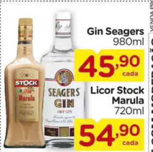 Carrefour Gin Seagens 980ml oferta