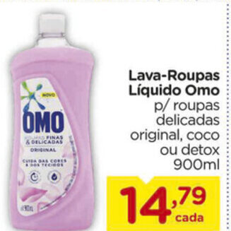 Carrefour Lava Roupas Liquido Omo 900ml oferta
