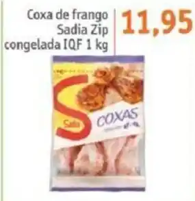 Sonda Coxa de frango Sadia Zip Congelada IQF 1kg oferta