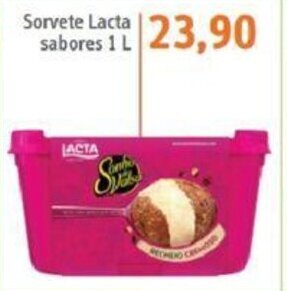 Sonda Sorvete Lacta Sabores 1L oferta